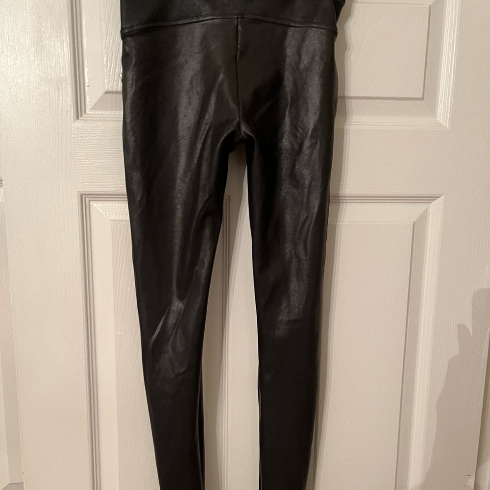 Spanx faux leather leggings